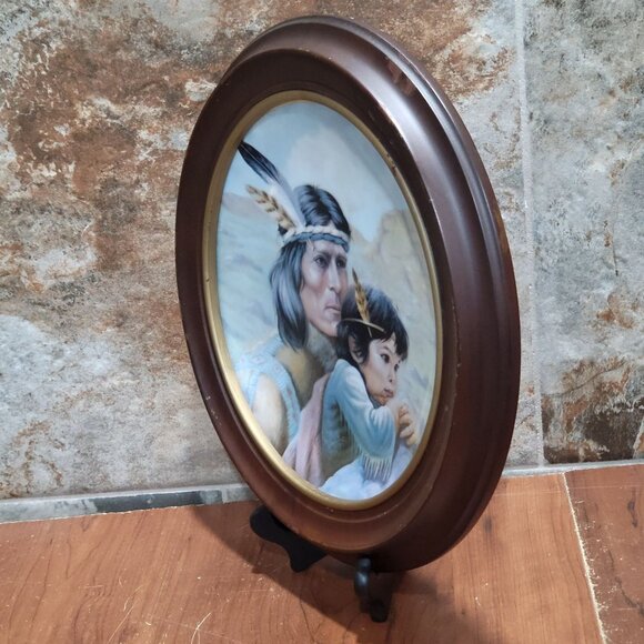 Vague Shadows The Kjowa Nation Decorative Collector Plate by Perillo - Picture 4 of 16